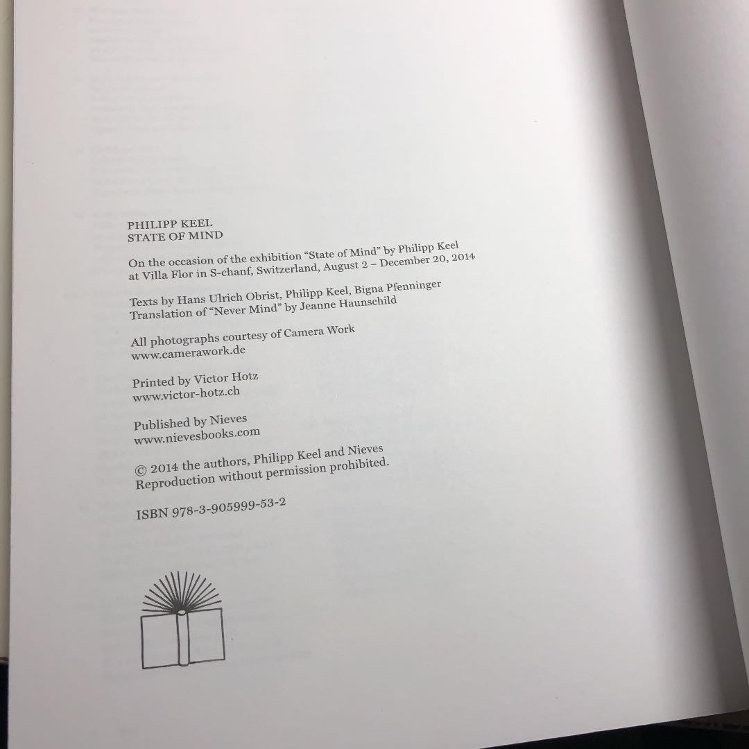 【洋書／展覧会図録】PHILIPP KEEL／STATE OF MIND