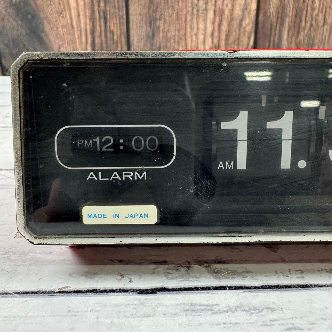 SEIKO パタパタ時計 セイコー 昭和レトロ 乾電池式 アンティーク