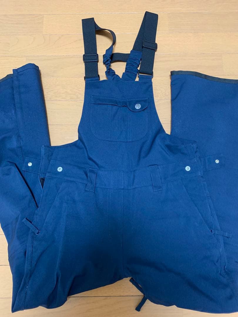 ダブルエー ビブパン ネイビー レディース