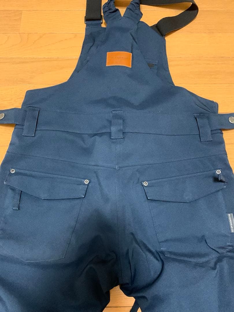 ダブルエー ビブパン ネイビー レディース