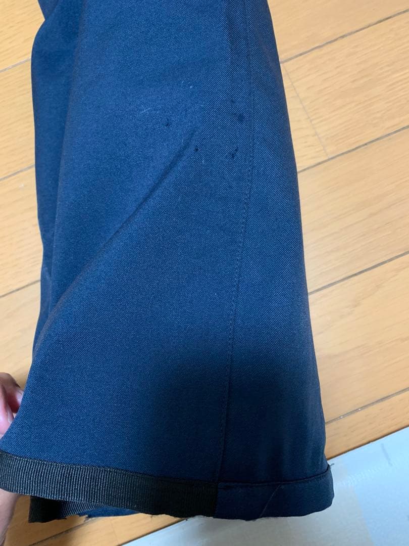 ダブルエー ビブパン ネイビー レディース