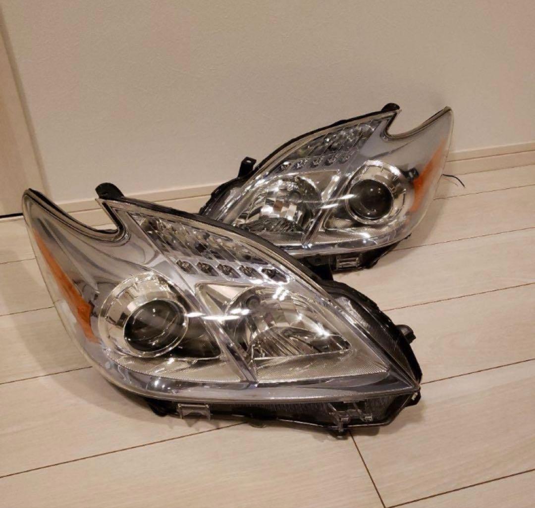 30プリウス 前期 US仕様 ヘッドライト イーグルアイ製 左右セット
