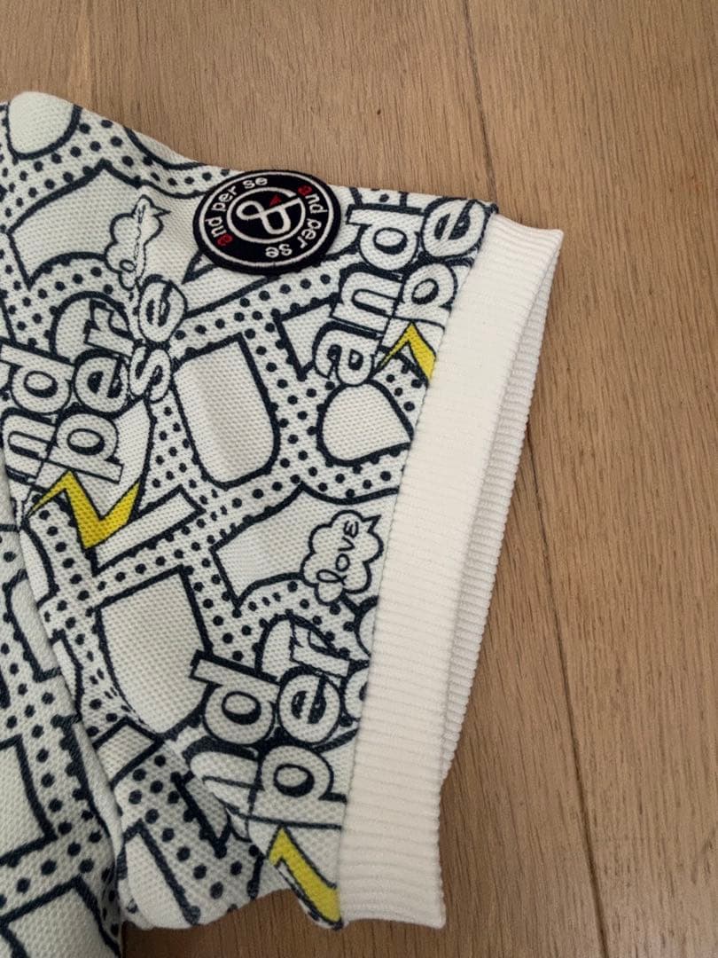 新品タグ付】アンパスィ ゴルフウェア 半袖 プルオーバー レディース L