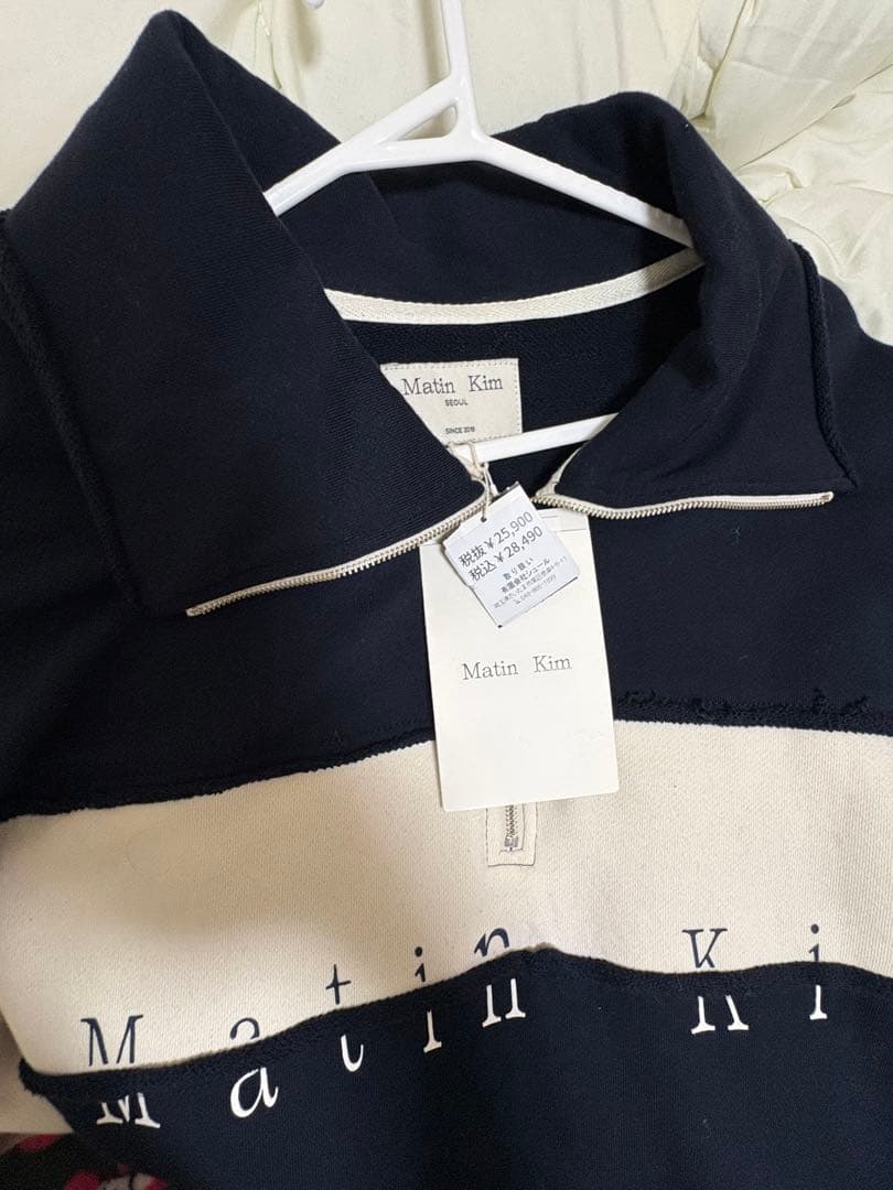 Matin Kim 2024 ハーフジップ スウェット L タグ付き 新品