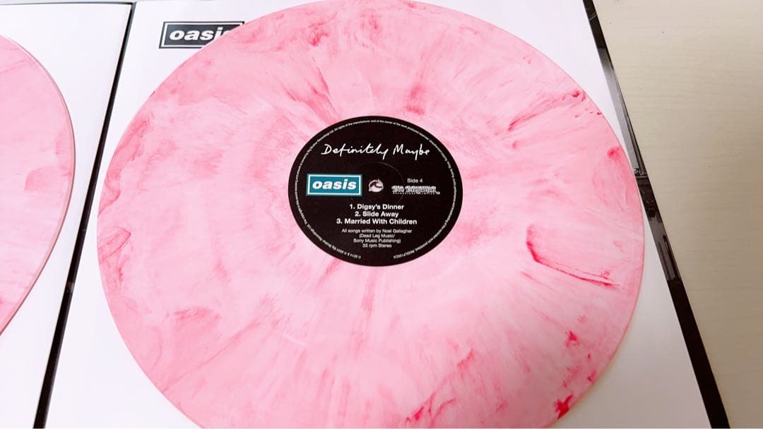 Oasis Definitely May 限定ピンク盤 オアシス