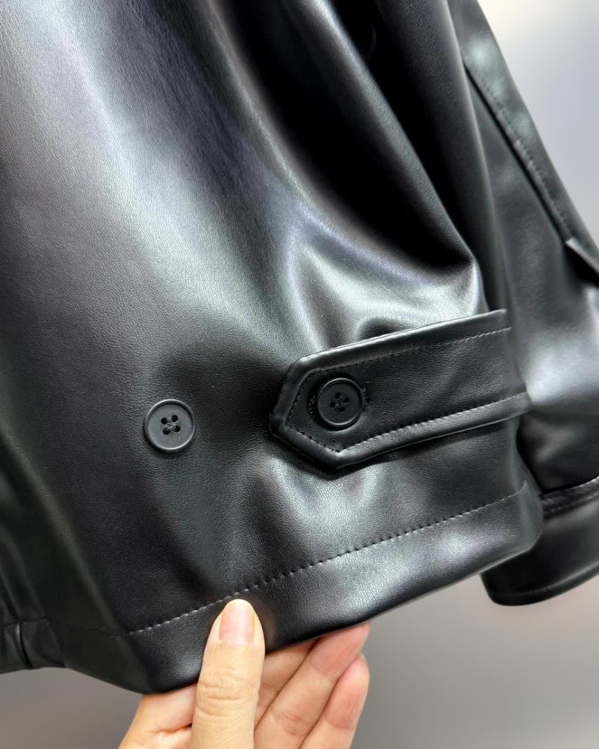 ✨美品 Polo Ralph Lauren レザージャケット L 黒 新品同様