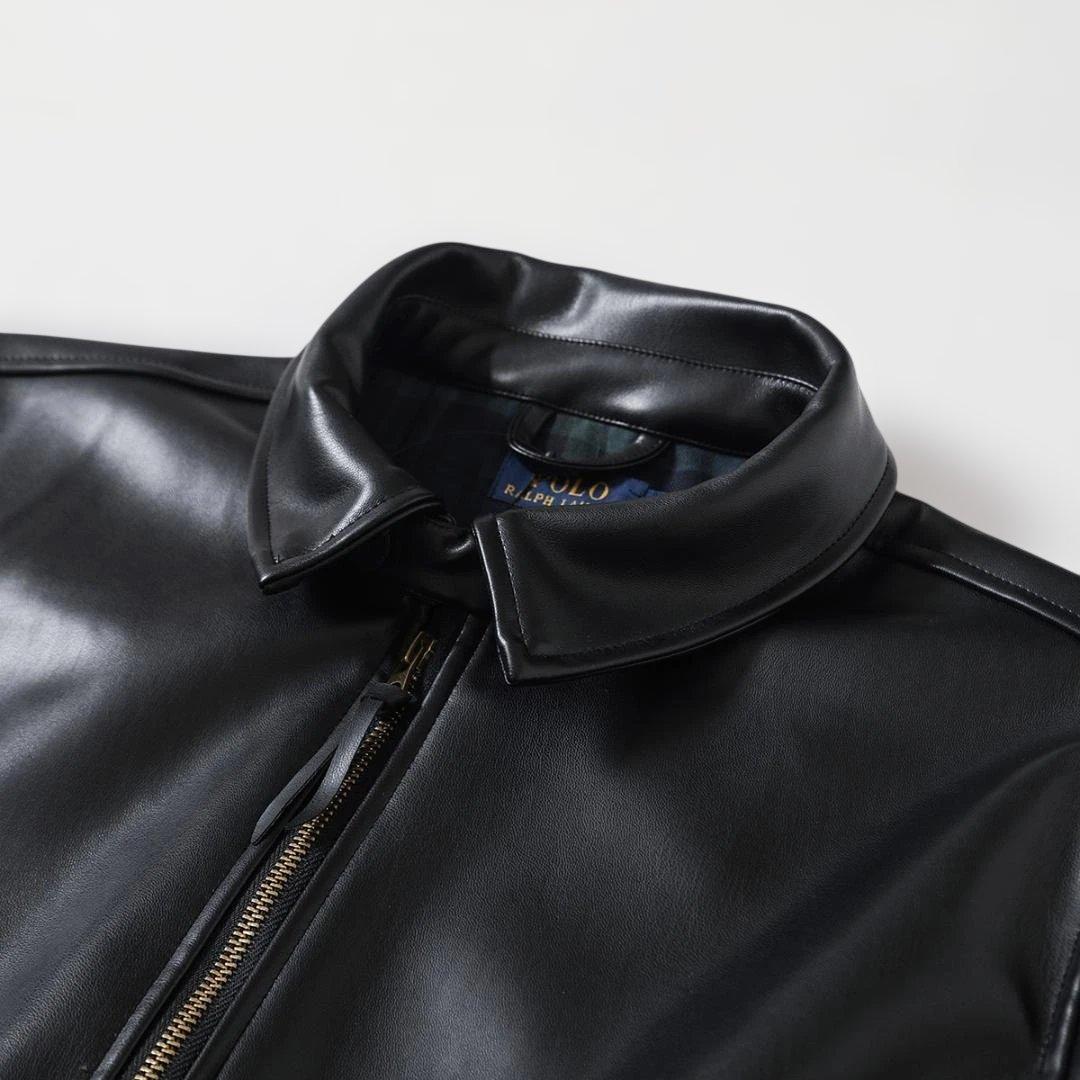 ✨美品 Polo Ralph Lauren レザージャケット L 黒 新品同様