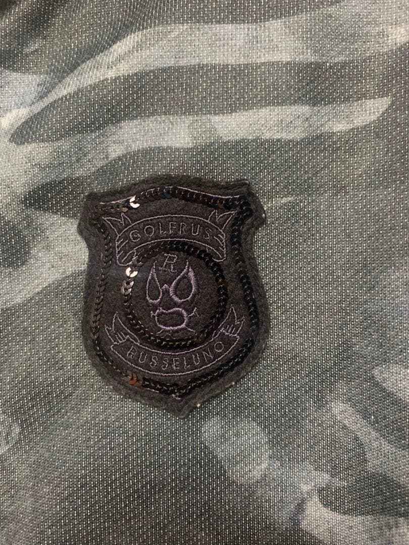 RUSSELUNO ラッセルノ 北海道BUBU コラボ ジップパーカー 迷彩