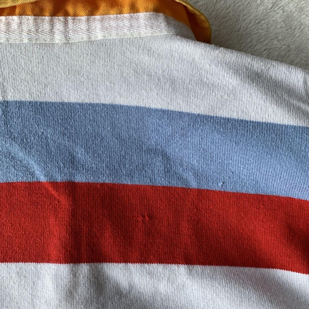 人気 ニュージーランド製 カンタベリー ラガーシャツ ビッグロゴ クレイジー