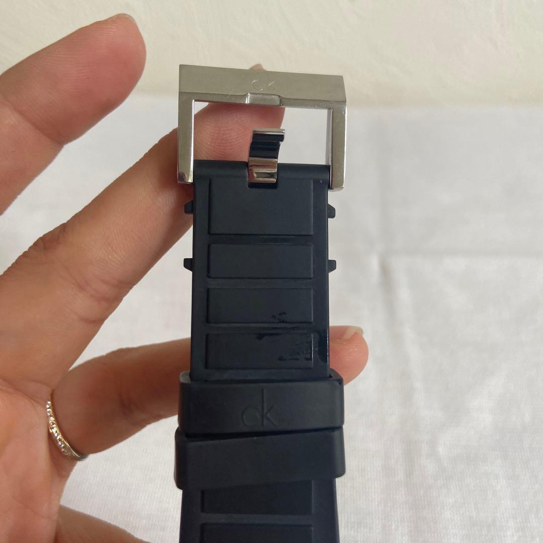 カルバンクライン　k25 371 メンズ腕時計　ラバーベルト