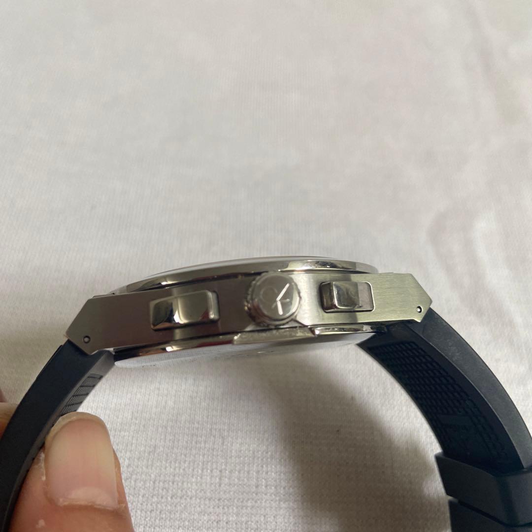 カルバンクライン　k25 371 メンズ腕時計　ラバーベルト