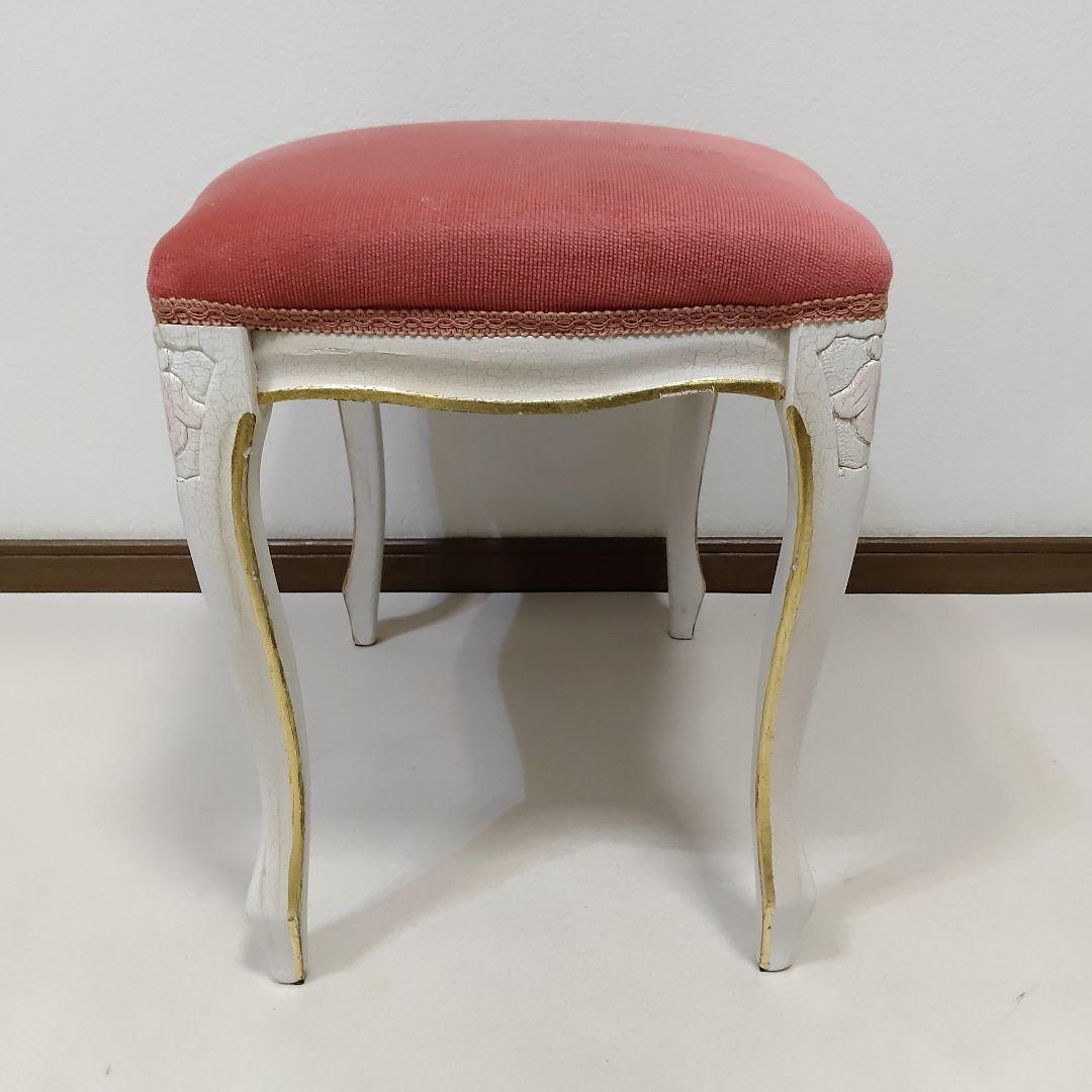 ロココ調　猫脚　Stool　スツール　Ottoman　オットマン　送料無料