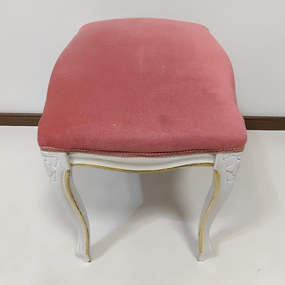 ロココ調　猫脚　Stool　スツール　Ottoman　オットマン　送料無料