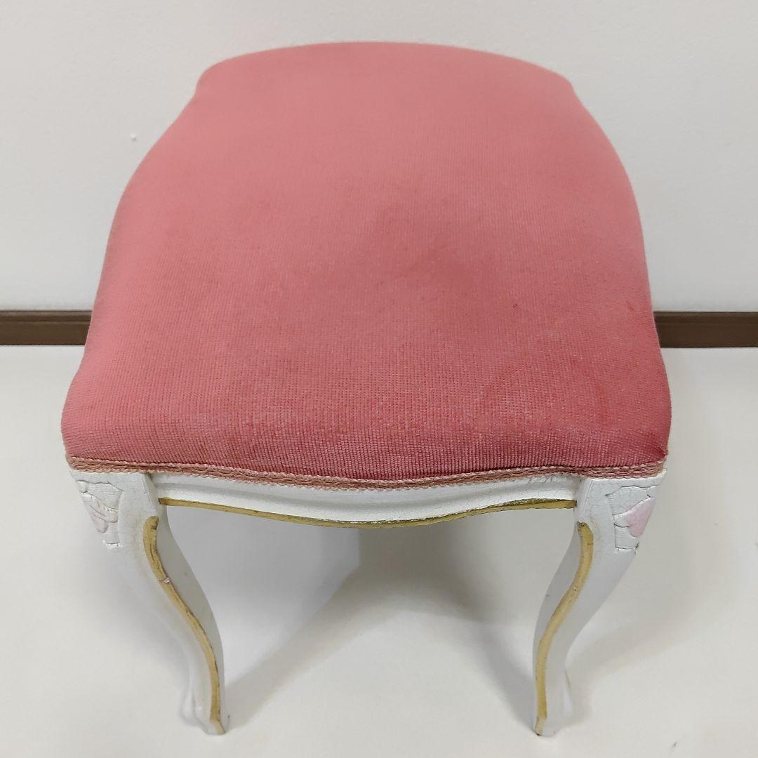ロココ調　猫脚　Stool　スツール　Ottoman　オットマン　送料無料