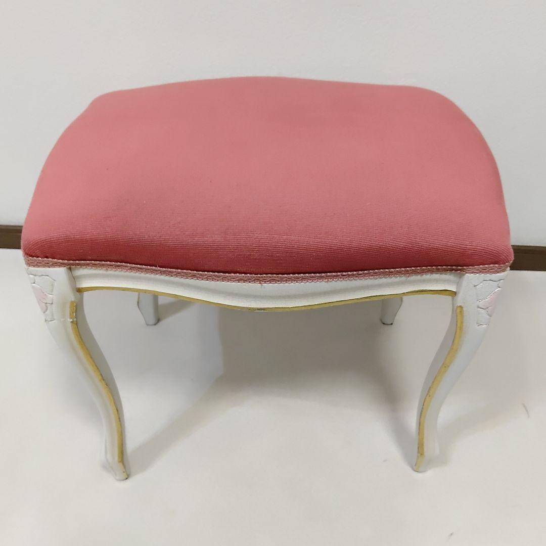 ロココ調　猫脚　Stool　スツール　Ottoman　オットマン　送料無料