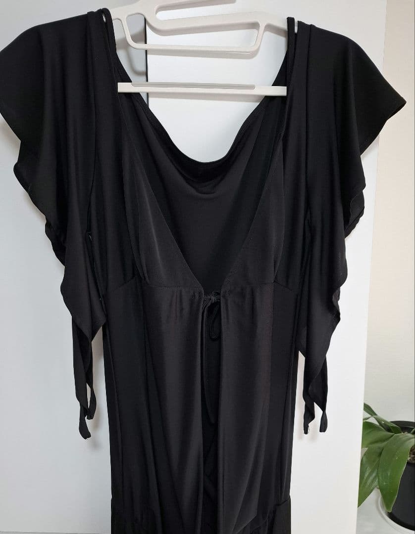 【週末限定】社交ダンスラテンワンピース　黒