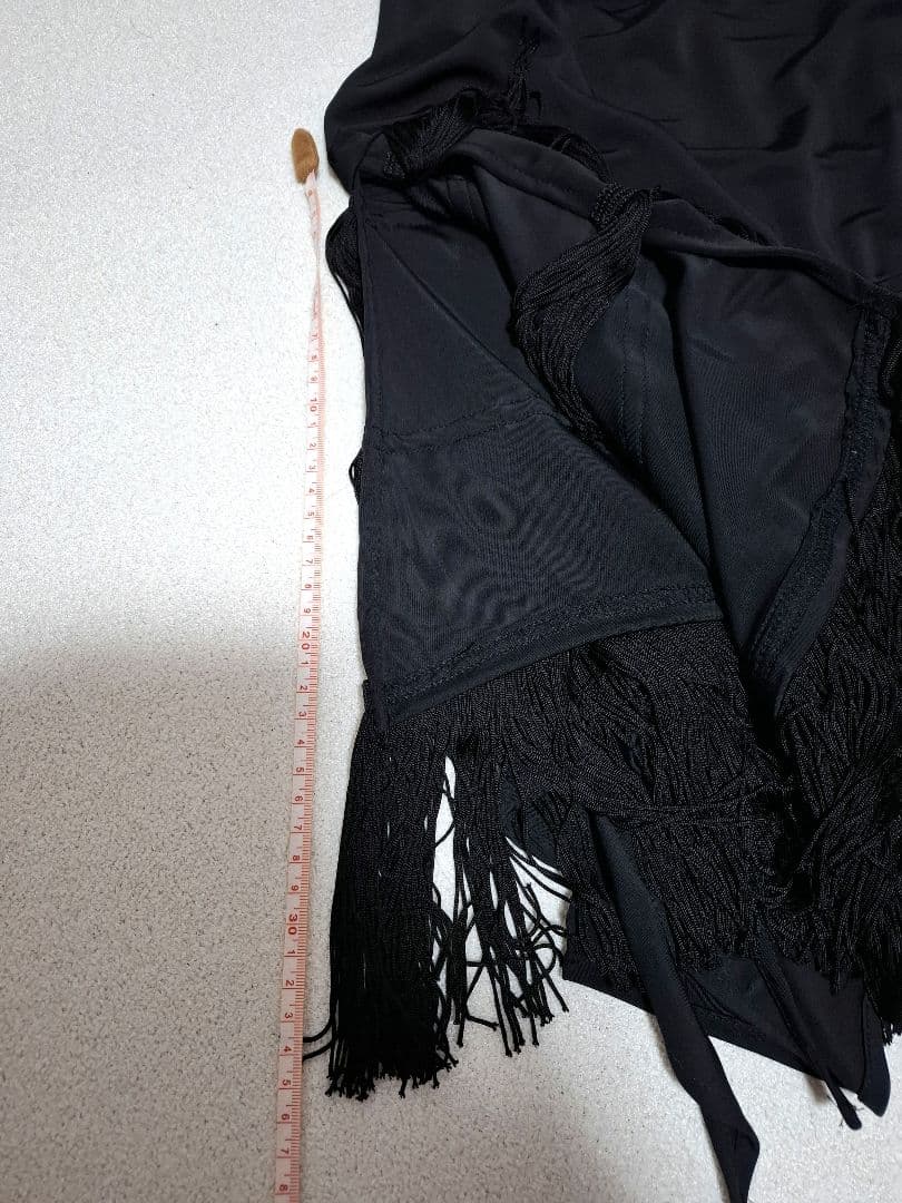 【週末限定】社交ダンスラテンワンピース　黒