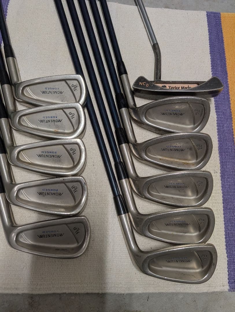 GORILLA MOMENTUM等中古ゴルフクラブセット 新品キャディバッグ付き