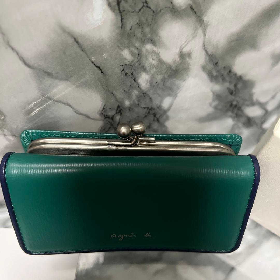 【新品未使用】Agnes b アニエス・ベー　キーケース兼小銭入れ　グリーン