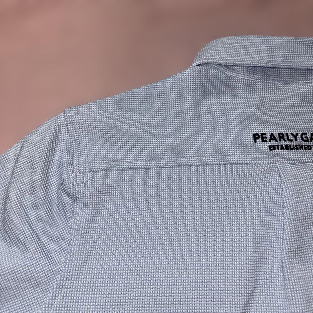 PEARLY GATES 長袖ポロシャツ サックスブルー レディース S