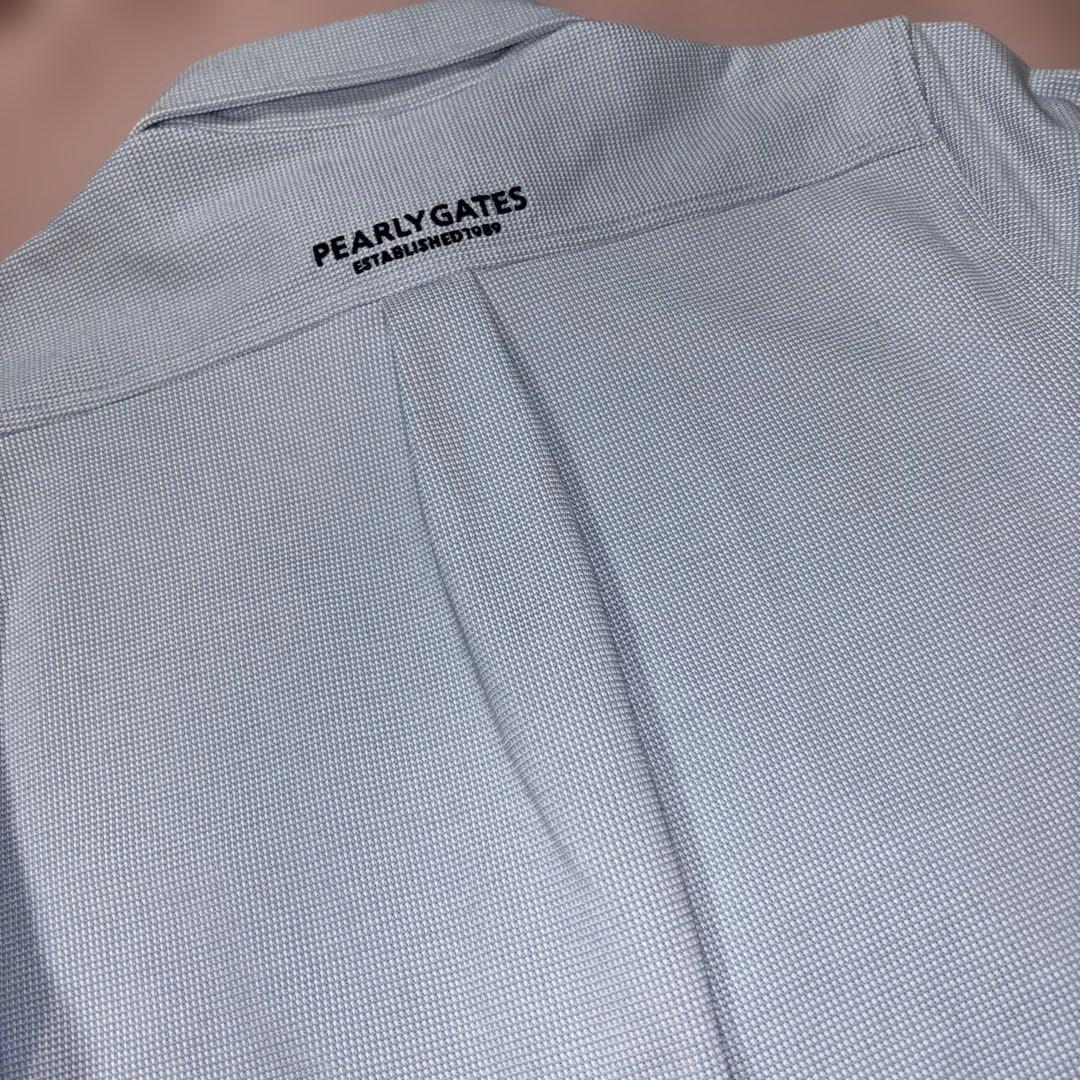 PEARLY GATES 長袖ポロシャツ サックスブルー レディース S