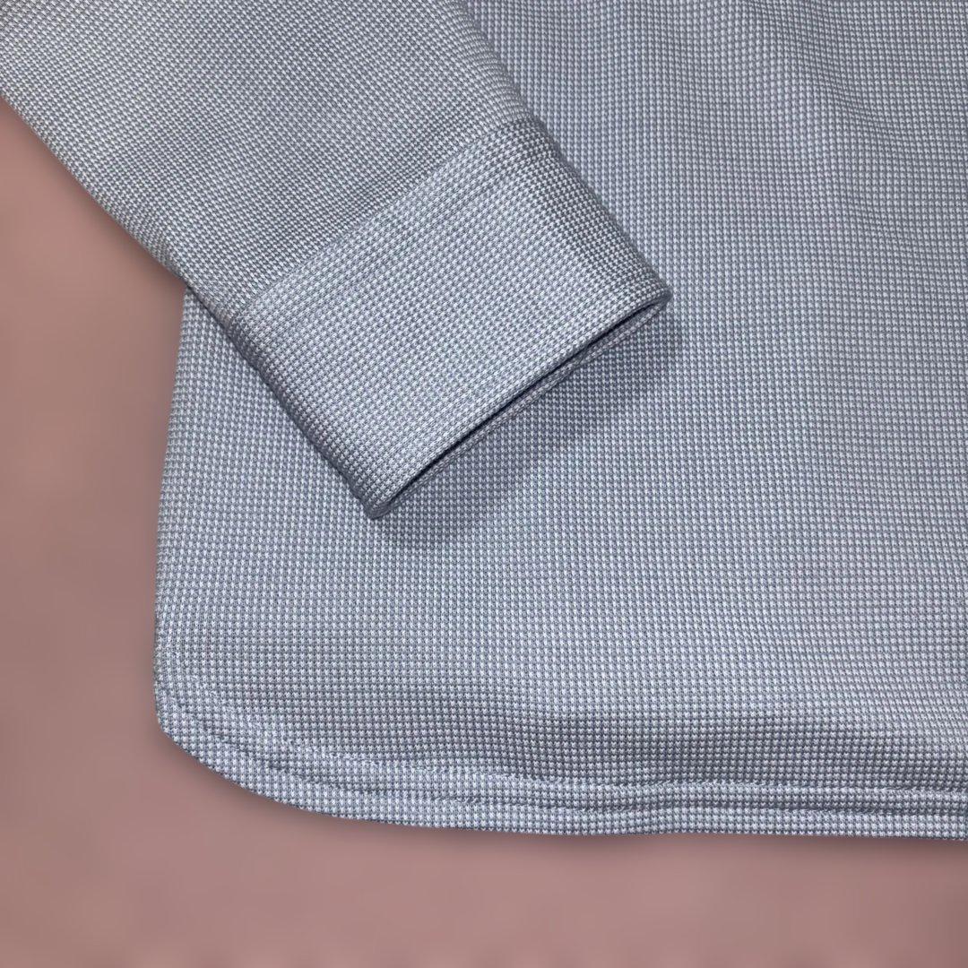 PEARLY GATES 長袖ポロシャツ サックスブルー レディース S