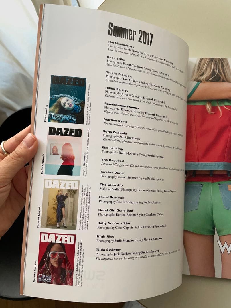 その他 Dazed Magazine Summer 2017 SOFIA COPPOLA