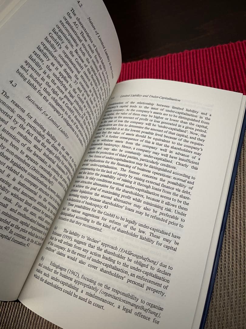 希少　LIMITED LIABILITY and THE CORPORATION