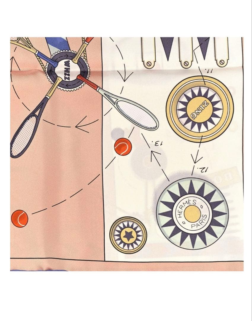 エルメスのシルクスカーフ「ティー・フォー・トゥー」