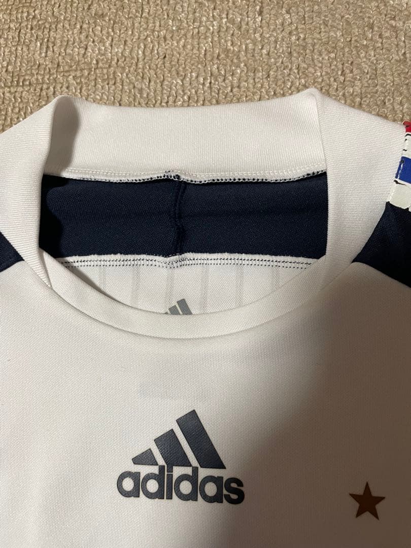 横浜マリノス　Oサイズ　サッカー　トレーニングウェア　adidas 希少