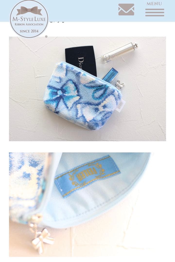 【希少】フェイラー/リボン協会コラボ/サムシングブルー/M-StyleLuxe