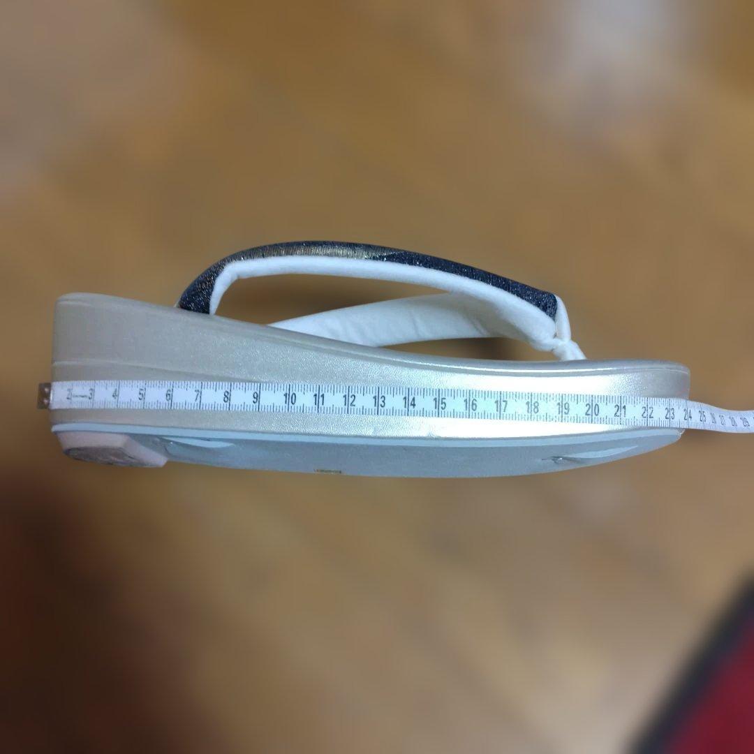 pime　花柄草履とバッグセット