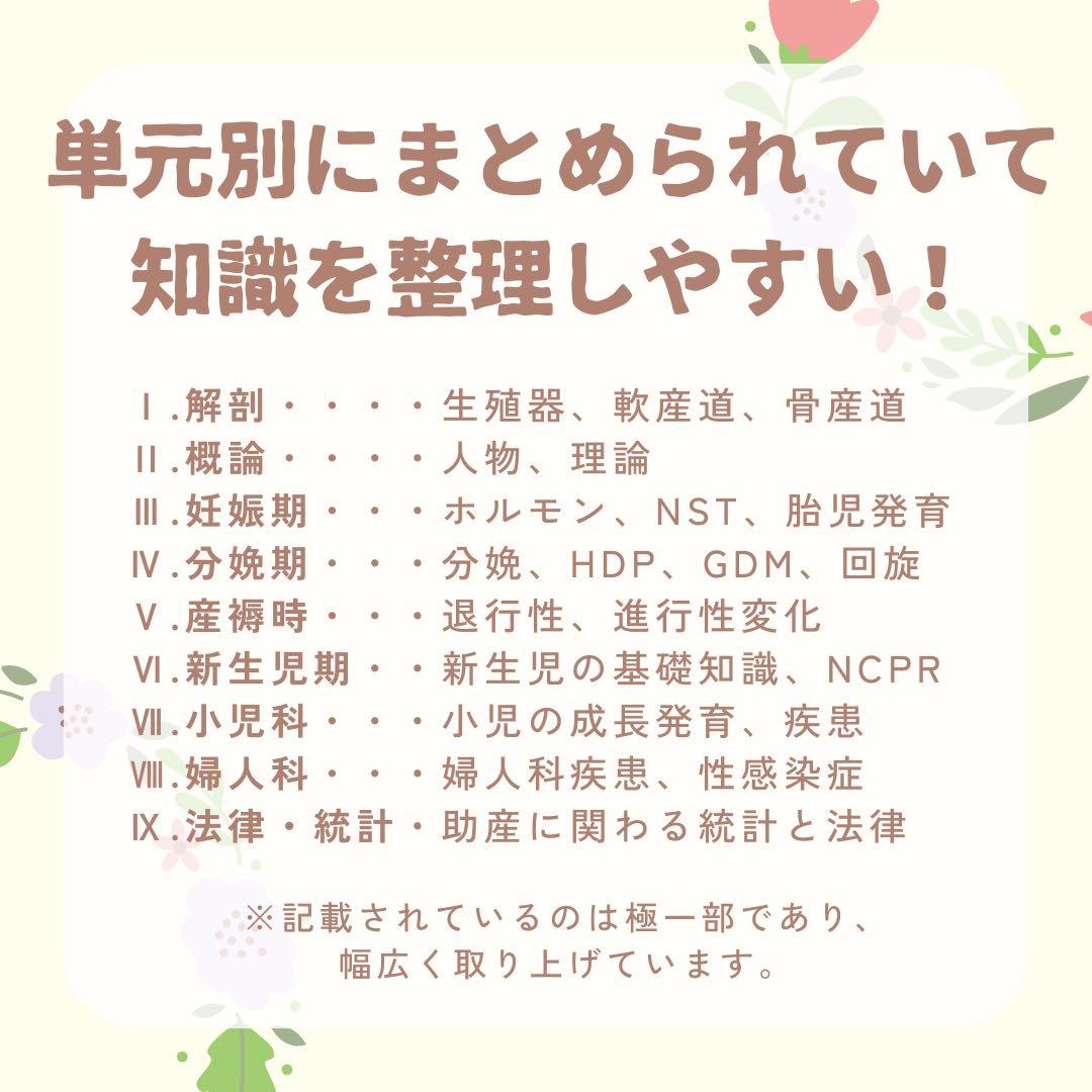 最新版2026年｜助産師学校受験｜基礎問題カード10面＋過去問問題集セット｜助産