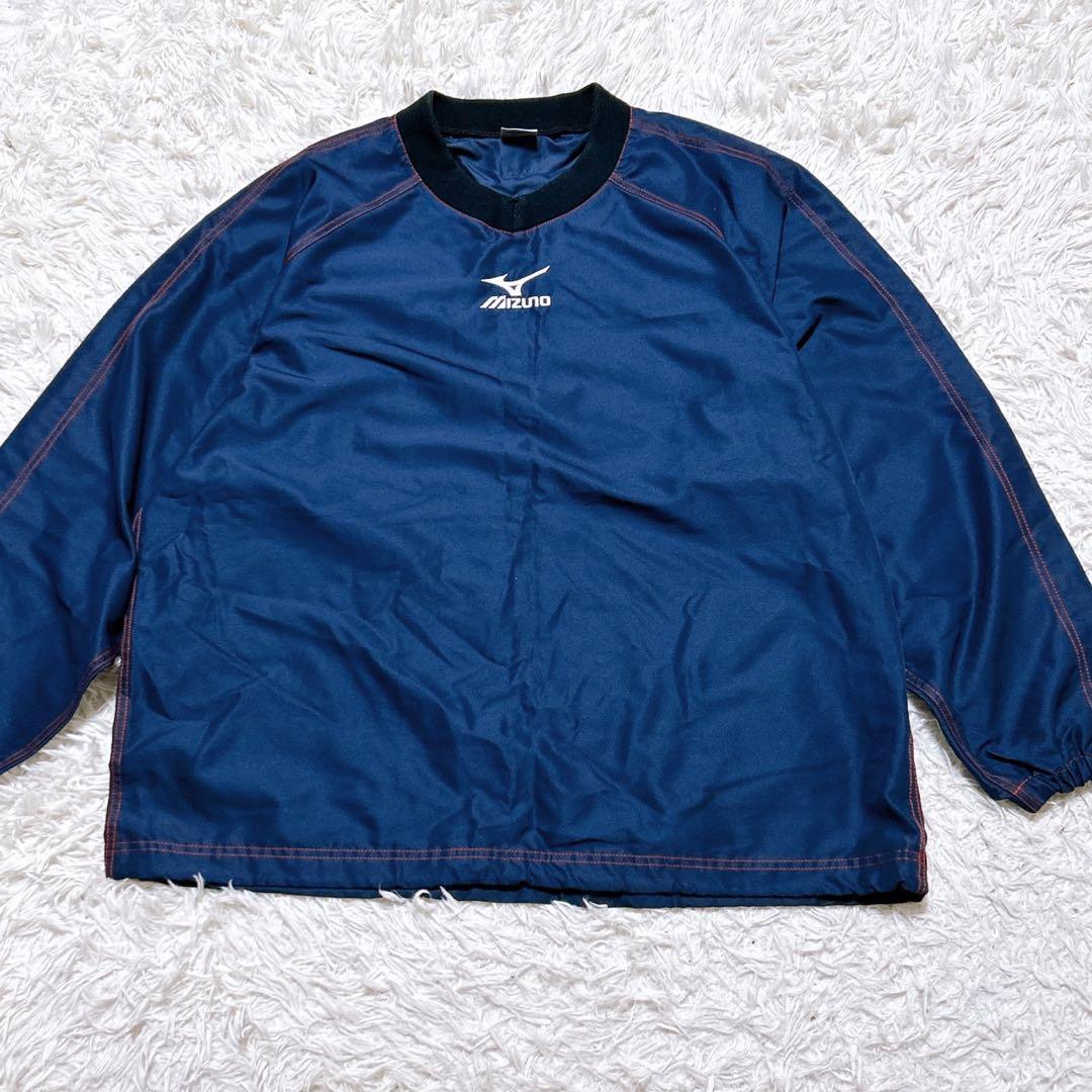【2645】✨美品✨ Mizuno ウィンドブレーカー セットアップ ネイビー