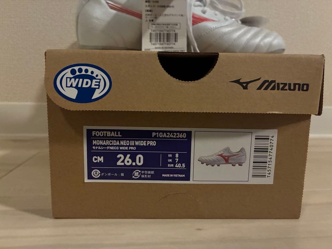シューズ Mizuno Monarcida Neo I Wide Pro 26.0 cm
