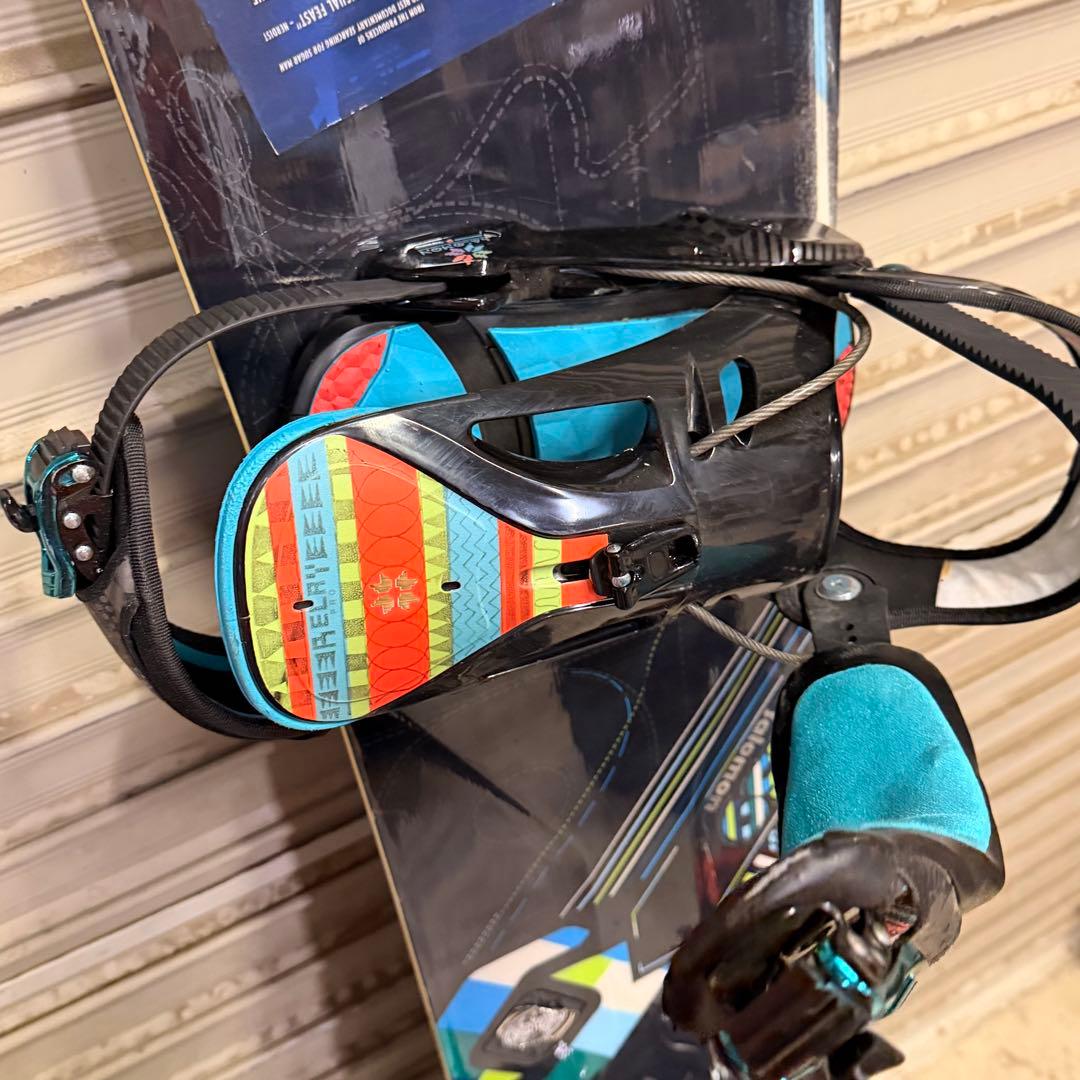 SALOMON ブーツ　スノーボード 156cm バインディングとカバー付き