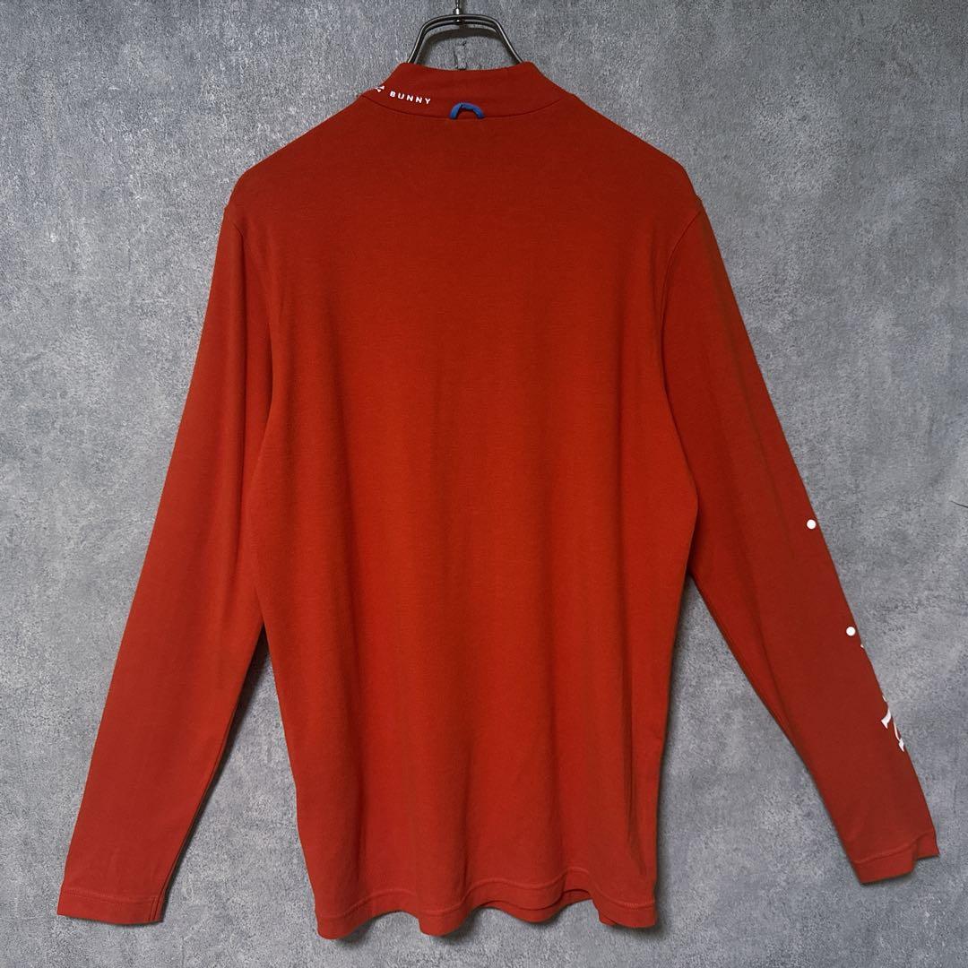 Psycho Bunny サイコバニー ロゴ モックネック 長袖 シャツ M