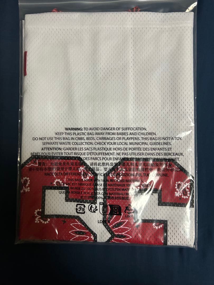 シャツ Supreme Bandana Football Jersey White