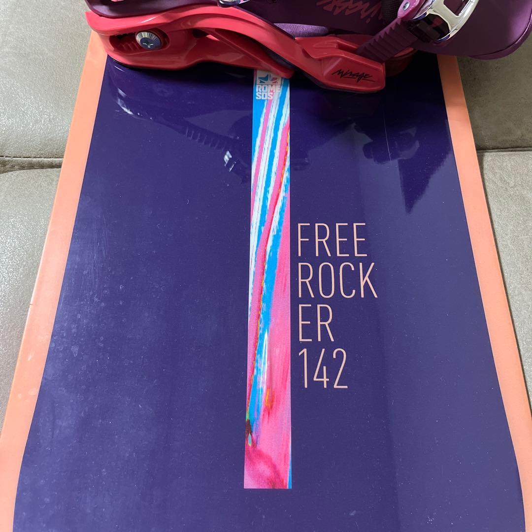 ROME FREE ROCKER 142 × SALOMON Mirage M
