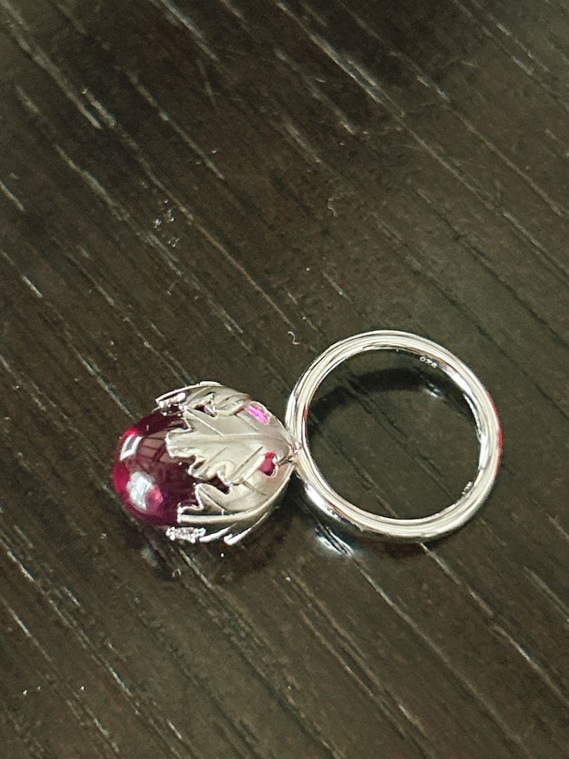 Baccarat バカラ　ミュルミュール　紫色のリング