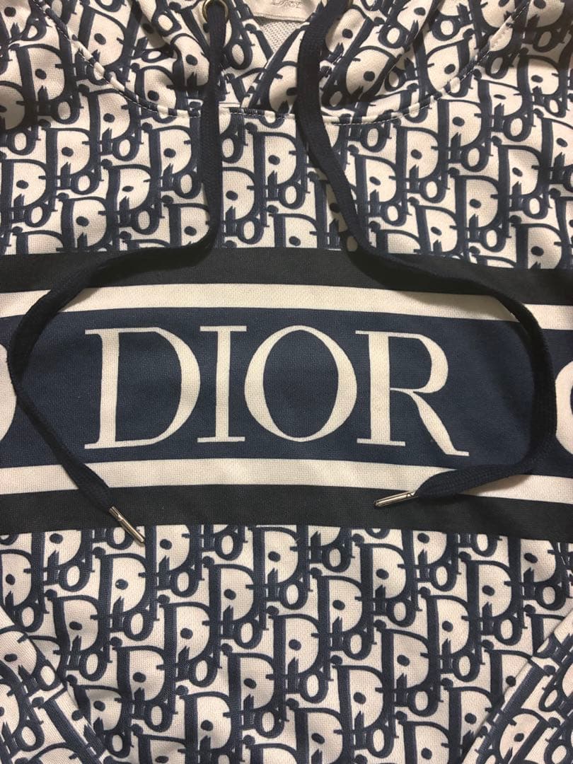 Dior ロゴプリント フード付きパーカー