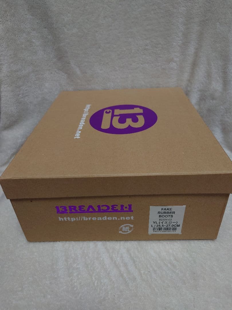 MBREADENフェイクラバーブーツ レインブーツ L 25.5㌢～27㌢