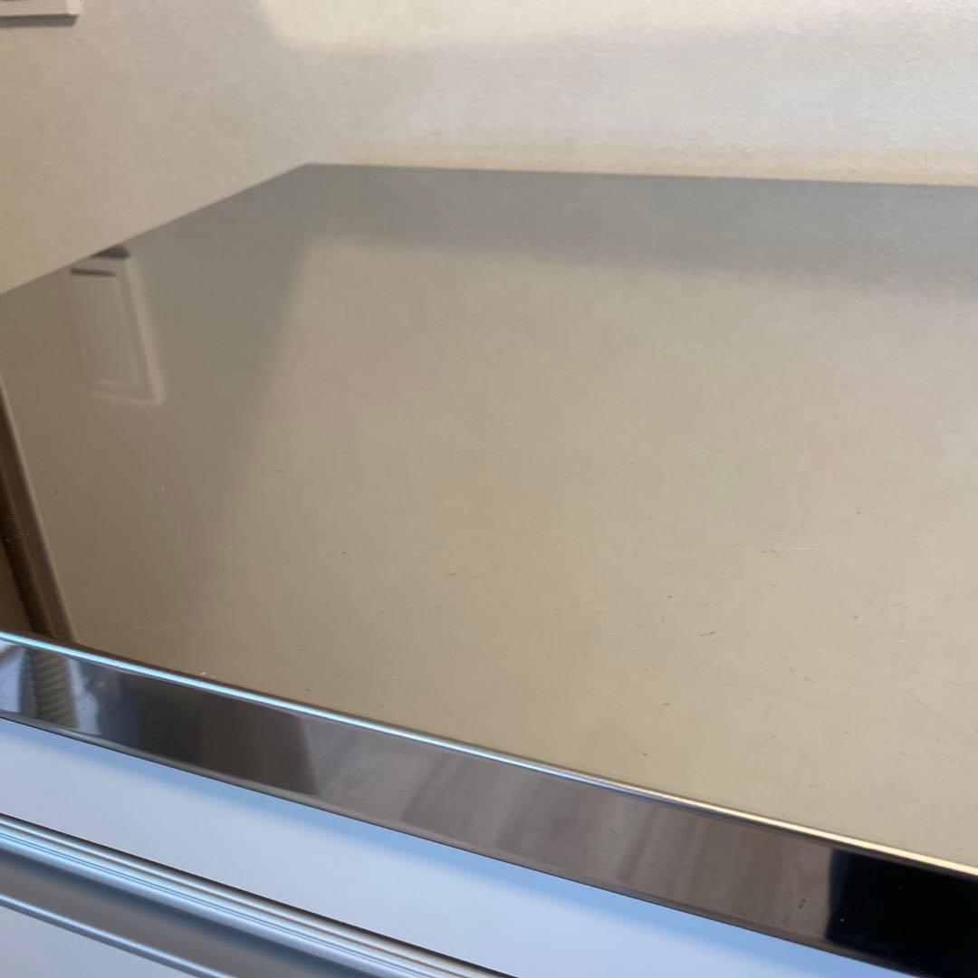 収納物を考えたキッチンカウンター ロータイプ