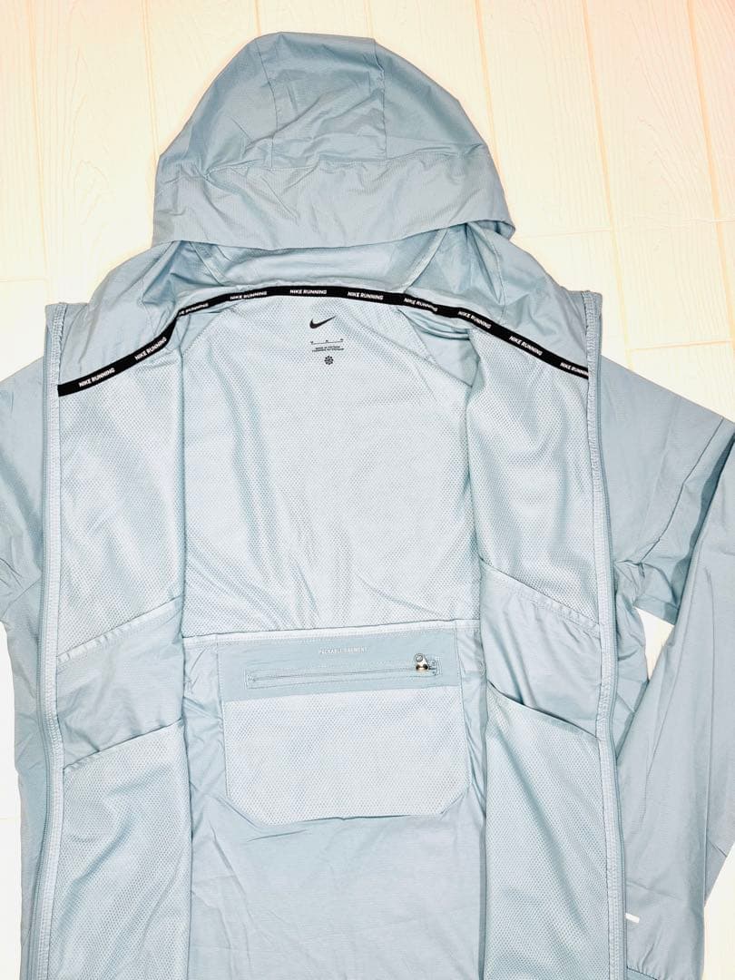 ナイキNIKE ウィンドブレーカー メンズ ランニング FB7541ブルー新品