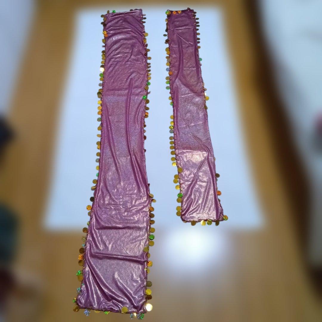 【未使用品】ベリーダンス衣装　サイーディ　バラディドレス　エジプト製　4点セット