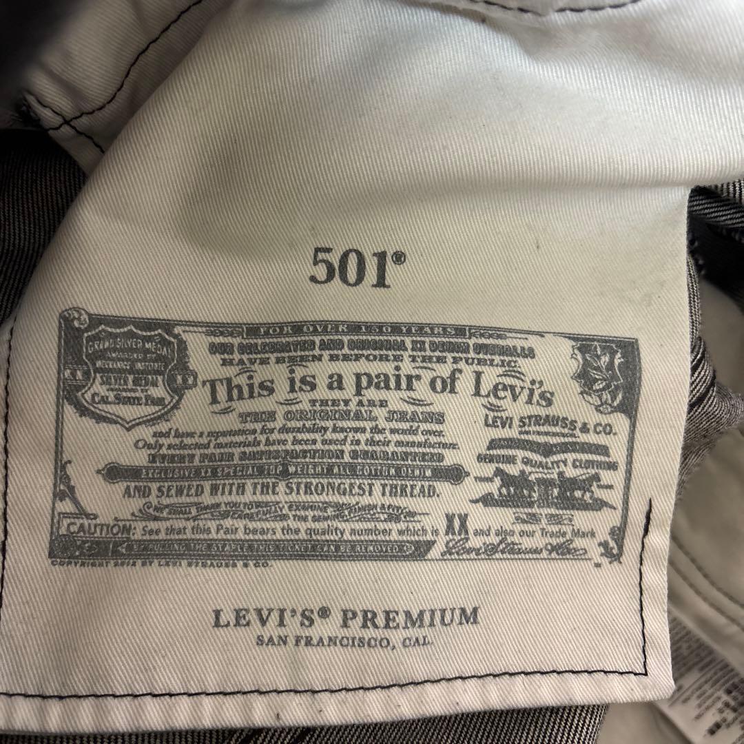 Levi's 501 W31 L32 Premium BLACK 赤耳 先染め