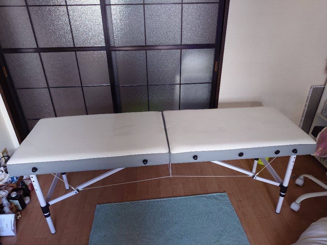 【値下げ】折りたたみマッサージベッド　 キャリーバッグ付き