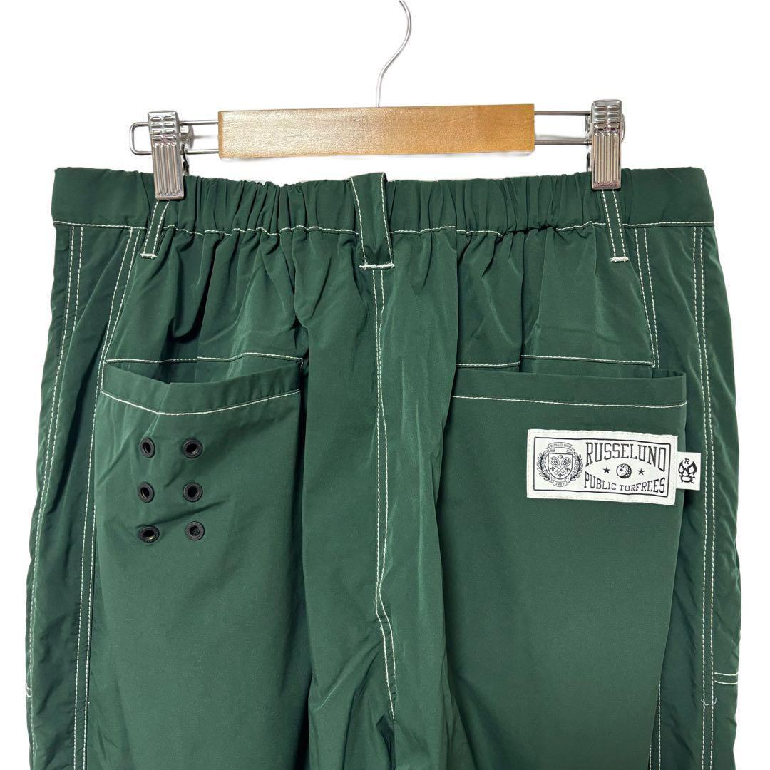 新品 ラッセルノ ゴルフ ウィンド ストップ ロング パンツ グリーン L 5