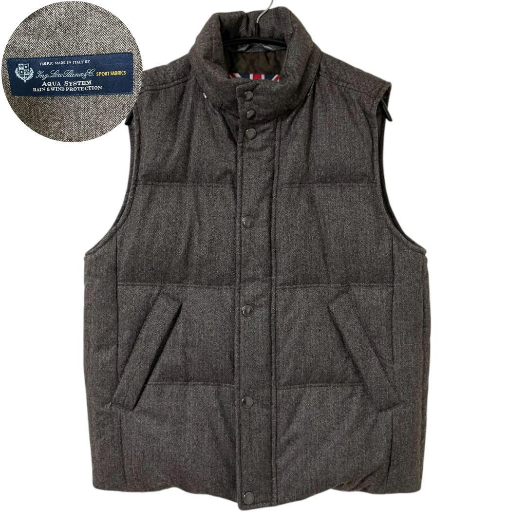 アクアスキュータム ロロピアーナ 最高級ダウンベスト ファー カシミヤ シルク