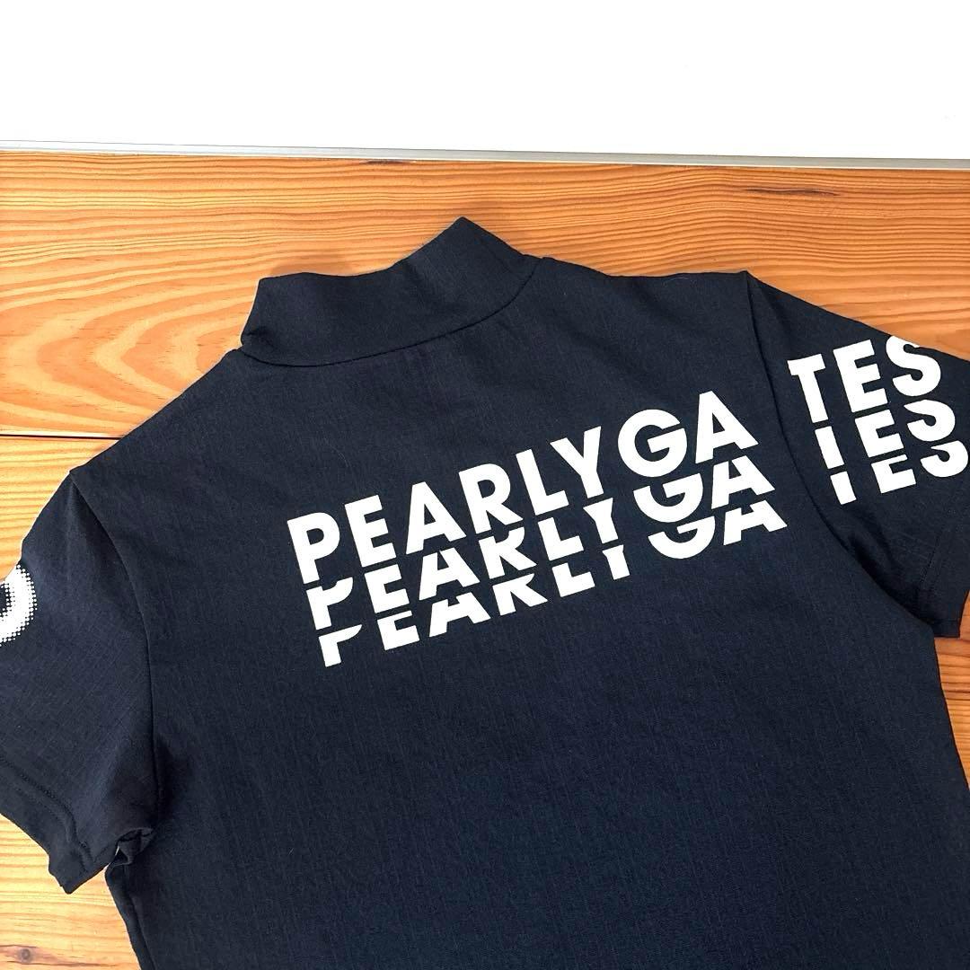 パーリーゲイツ　半袖ハイネックトップスカットソー